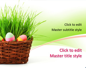 Free 2015 Easter Eggs PowerPoint Template
