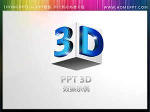 Набор доступных для редактирования 3D слайд-шоу материала