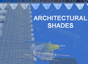 建築圖紙設計 - 建築行業PPT模板