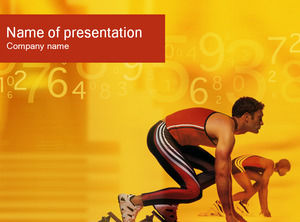 Athletics competition ppt template