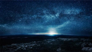 Красивое голубое небо РРТ фонового изображение
