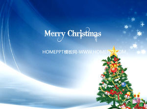 Beautiful Christmas tree background with Christmas PowerPoint template