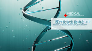 Biochemische PPT-Vorlage für DNA-Strang-Hintergrund