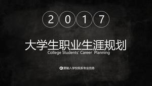 Black College Student Career Planificare PPT șablon