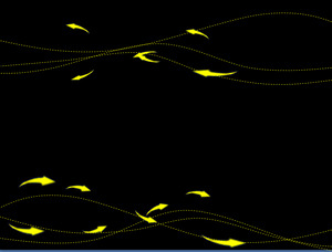 ligne noire flèche PPT animation modèle télécharger