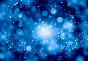 Синий фон светящийся снежинки эстетическое РРТ фоновое изображение