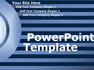 Blue-black striped templates of powerpoint