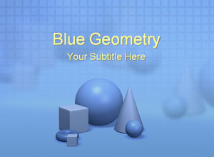 niebieski Geometria
