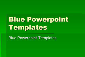 Mavi Powerpoint Şablonları