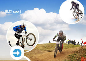 BMX Sport Powerpoint-Vorlagen