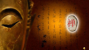 Buddha latar belakang Candi PPT Template Download