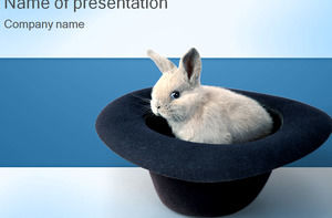 Кролик в шляпе PowerPoint