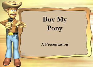 buy my pony