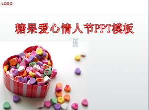 Candy Love Valentinstag PPT-Vorlage