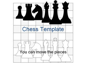 plantilla de ajedrez