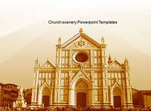 Church scenery Powerpoint Templates	   