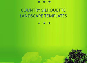 Country Silhouette Landscape