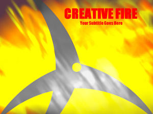 Modelli di PowerPoint creativa del fuoco