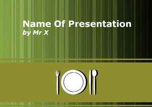 Dinner Table powerpoint template