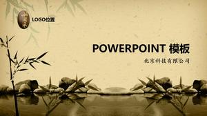 Distressed Chinese style PPT template