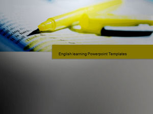 English learning Powerpoint Templates