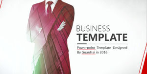 European and American high-end textured business PPT universal template