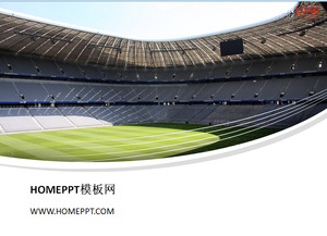 latar belakang lapangan sepak bola PPT Template Download