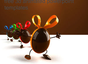 darmowe szablony powerpoint 3D animowany