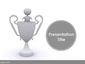 Free Winner Trophy PowerPoint Template