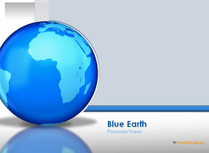 presentación azul vidrioso Tierra