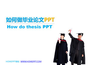 Graduation thesis PPT production slideshow download