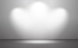 Gray light effect PPT background image