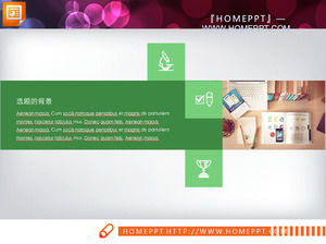 Green Fresh Company Profile PPT Chart Download