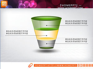Green PPT chart package download
