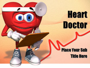 medic inima șablon PPT