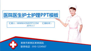 Rumah Sakit dokter perawat perawatan PPT Template free download