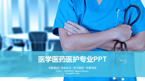 Krankenhausarztarbeitsbericht PPT-Schablone