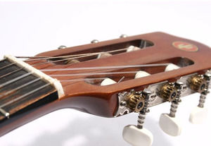 Illustration d'un modèle powerpoint guitare acoustique