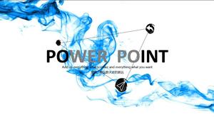 Ink ink art effect PPT template