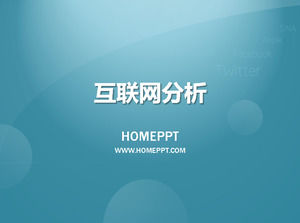 Internet e microblogging Sina PPT scaricare