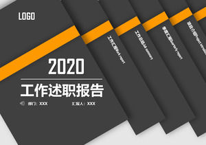 Job debriefing report urban style PPT template Job debriefing report urban style PPT template