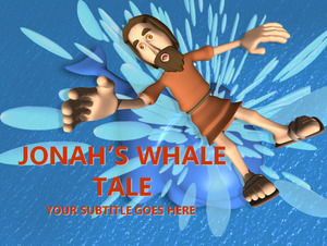 Jonah la baleine - religion modèles PPT