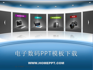 Modèle coréen numérique PowerPoint Télécharger