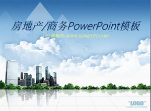 gaya Korea real estat / bisnis PowerPoint Template Download