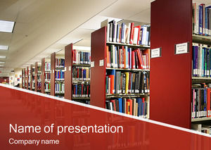 Library with ppt template