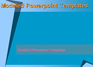 Dimodelkan Powerpoint Templates
