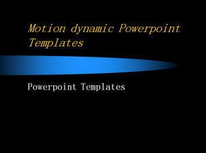 การเคลื่อนไหว PowerPoint แม่แบบไดนามิก