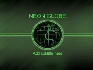 neon globe
