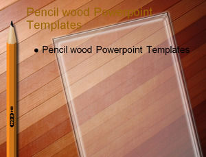 Matita di legno modelli di PowerPoint
