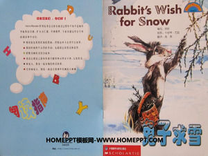 "Tavşan arayan kar" resimli kitap hikaye PPT